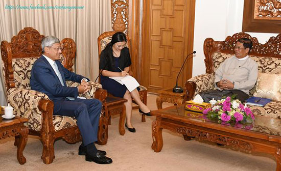 ဒုတိယဝန်ကြီးချုပ်နှင့် နိုင်ငံခြားရေးဝန်ကြီးဌာန၊ ပြည်ထောင်စုဝန်ကြီးက မြန်မာနိုင်ငံဆိုင်ရာ တရုတ်သံအမတ်ကြီးအား လက်ခံတွေ့ဆုံ