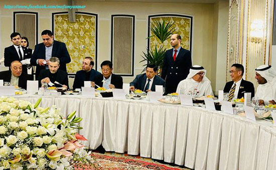 အီရန်နိုင်ငံ၊ တီဟီရန်မြို့၌ ကျင်းပသည့် (၁၉) ကြိမ်မြောက် အာရှပူးပေါင်းဆောင်ရွက်ရေးဆိုင်ရာ ဆွေးနွေးပွဲအဖွဲ့ (အေစီဒီ) ၏ နိုင်ငံခြားရေးဝန်ကြီးများအစည်းအဝေးသို့ ဒုတိယဝန်ကြီးချုပ်နှင့် နိုင်ငံခြားရေးဝန်ကြီးဌာန၊ ပြည်ထောင်စုဝန်ကြီး ဦးသန်းဆွေ ပါဝင်တက်ရောက်