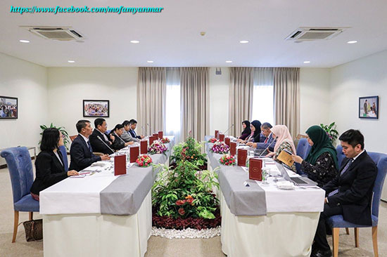 ဒုတိယဝန်ကြီးချုပ်နှင့် နိုင်ငံခြားရေးဝန်ကြီးဌာန၊ ပြည်ထောင်စုဝန်ကြီးဦးသန်းဆွေ ဘရူနိုင်းဒါရူဆလမ်နိုင်ငံသို့ တရားဝင်ခရီးစဉ် သွားရောက်