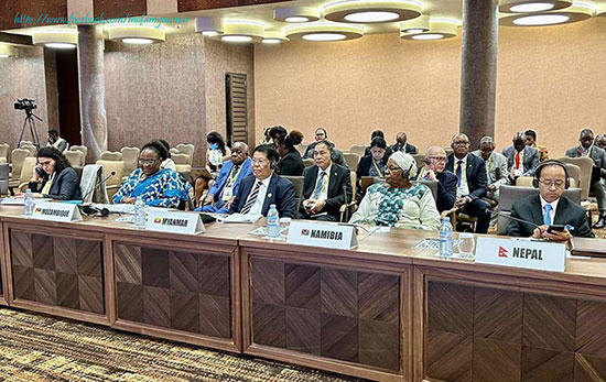 ယူဂန်ဒါနိုင်ငံ၊ ကမ်ပါလာမြို့၌ ကျင်းပသည့် ဘက်မလိုက်လှုပ်ရှားမှုအဖွဲ့၏ နိုင်ငံခြားရေးဝန်ကြီးများအစည်းအဝေးသို့ ဒုတိယဝန်ကြီးချုပ်နှင့် နိုင်ငံခြားရေးဝန်ကြီးဌာန၊ ပြည်ထောင်စုဝန်ကြီး ဦးသန်းဆွေ ပါဝင်တက်ရောက်