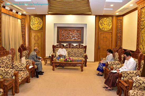 ဒုတိယဝန်ကြီးချုပ်နှင့် နိုင်ငံခြားရေးဝန်ကြီးဌာန ပြည်ထောင်စုဝန်ကြီးက မြန်မာနိုင်ငံဆိုင်ရာ နီပေါနိုင်ငံ သံအမတ်ကြီး မစ္စတာ ဟာရီရှ်ချန်ဒရာ ဂီမီရေး အား လက်ခံတွေ့ဆုံ
