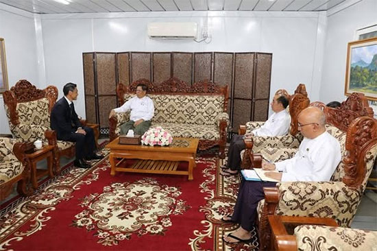 ဒုတိယဝန်ကြီးချုပ်နှင့် နိုင်ငံခြားရေးဝန်ကြီးဌာန၊ ပြည်ထောင်စုဝန်ကြီး ဦးသန်းဆွေထံ ကုလသမဂ္ဂကလေးများရန်ပုံငွေအဖွဲ့ (United Nations Children’s Fund – UNICEF) ၏ မြန်မာနိုင်ငံဆိုင်ရာဌာနေကိုယ်စားလှယ်က ခန့်အပ်လွှာ လာရောက်ပေးအပ် (၂၀၂၅ ခုနှစ်၊ ဇူလိုင်လ ၃၀ ရက်၊ နေပြည်တော်)