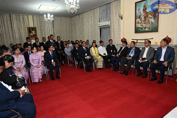 ပြည်ထောင်စုသမ္မတမြန်မာနိုင်ငံတော် နိုင်ငံတော်သမ္မတ ဦးမင်းအောင်လှိုင်မှ အိန္ဒိယနိုင်ငံဆိုင်ရာ