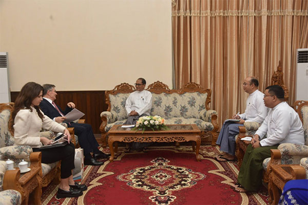 နိုင်ငံခြားရေးဝန်ကြီးဌာန၊ ပြည်ထောင်စုဝန်ကြီးကမြန်မာနိုင်ငံဆိုင်ရာ ရုရှားသံအမတ်ကြီးအား လက်ခံတွေ့ဆုံ