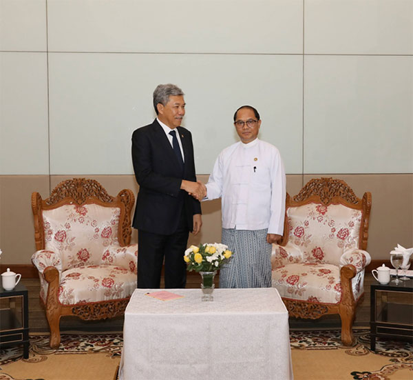 မြန်မာနှင့်မလေးရှား နှစ်နိုင်ငံ နိုင်ငံခြားရေးဝန်ကြီးများ တွေ့ဆုံပွဲ ကျင်းပ