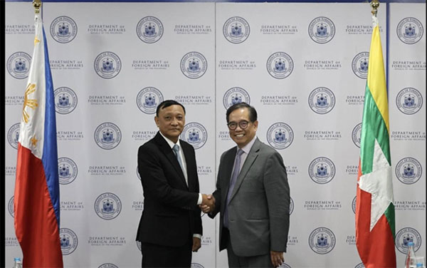 မြန်မာ-ဖိလစ်ပိုင် နှစ်နိုင်ငံ နိုင်ငံခြားရေးဝန်ကြီးဌာန ဒုတိယဝန်ကြီးများ ဦးဆောင်၍ နှစ်နိုင်ငံ နိုင်ငံခြားရေးဝန်ကြီးဌာနများအကြား ပဉ္စမအကြိမ် မူဝါဒရေးရာ ညှိနှိုင်းအစည်းအဝေး ကျင်းပ
